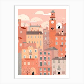 Parma, Italy Illustration Art Print