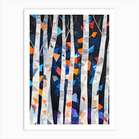 Birch Trees 6 Affiche