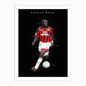 George Weah Art Print