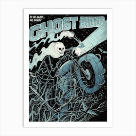 Ghost Rider Movie And FIlm Art Print