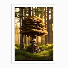 Tree In The Forest 6 Art Print