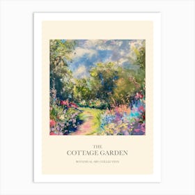 Cottage Garden Poster Enchanted Meadow 4 Art Print
