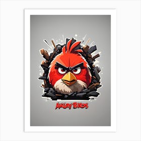 Angry Birds Logo Art Print