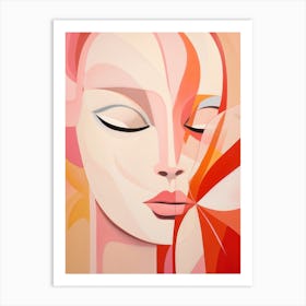 Woman'S Face 32 Art Print