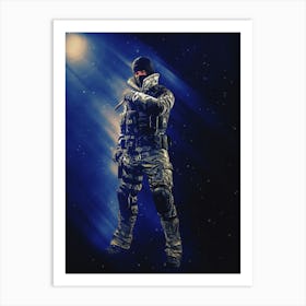 Light Of Heroes ― Frost Operator From Rainbow Six Siege Game Art Print