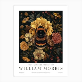 William Morris Print, William Morris Exhibition Print, William Morris Poster, Vintage Wall Art, Textiles Art, Vintage Poster, Bee wall Art Art Print