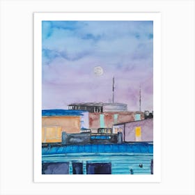 Atardecer Art Print