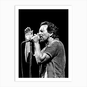 Eddie Vedder Lead pearl jam music band 2 Art Print