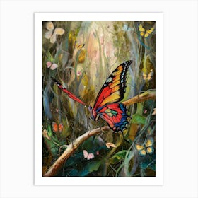 Classical Butterfly Painting I Art Print