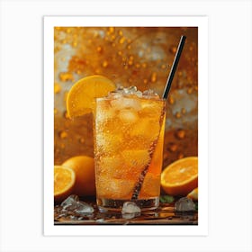 Orange Juice Cocktail 2 Art Print