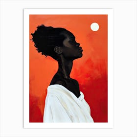 Africa'S Boho Art; The Dune Dirge (2) Art Print