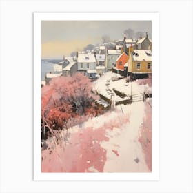 Dreamy Winter Painting Plymouth United Kingdom 2 Art Print