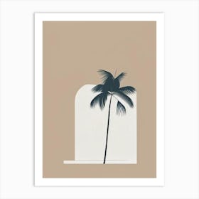 Huahine French Polynesia Simplistic Tropical Destination Art Print