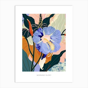 Colourful Flower Illustration Poster Morning Glory 5 Art Print