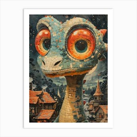 Dragons Of The Fairytale Art Print