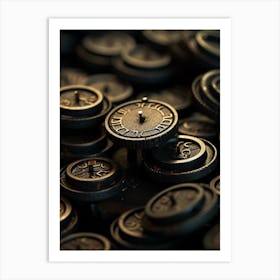 Clocks Art Print