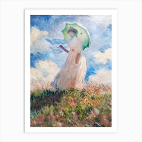 Madame Monet And Her Son (1875), Claude Monet Art Print