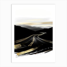 Road In The Mountains 1 Art Print