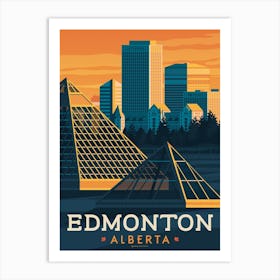Edmonton Canada Art Print
