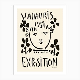 Valauris Exhibition Art Print