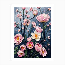 Peony Painting Art Print