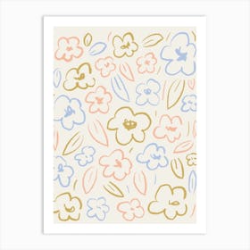 Daisies In Spring Art Print