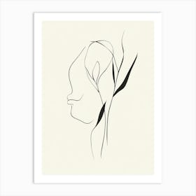 Portrait Of A Woman 1 Art Print