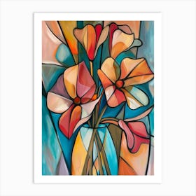 Flowers In A Vase 130 Art Print