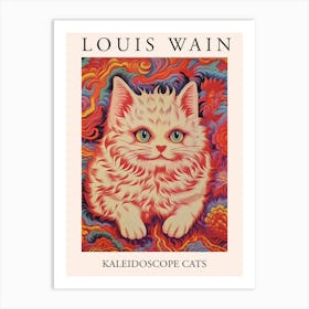Louis Wain, Kaleidoscope Cats Poster 17 Art Print