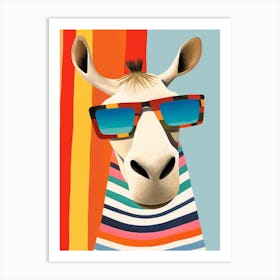 Little Camel 2 Wearing Sunglasses Art Print