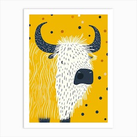 Yellow Yak 3 Art Print