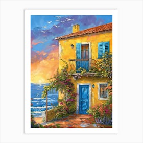 House By The Sea Art Print