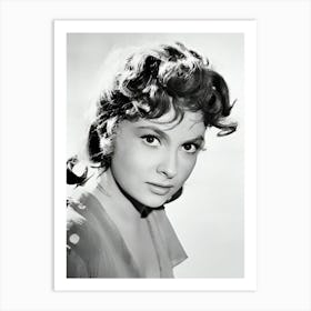 Portrait Gina Lollobrigida Art Print