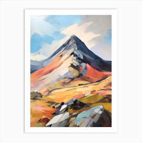 Beinn A Chlachair Scotland 2 Mountain Painting Art Print