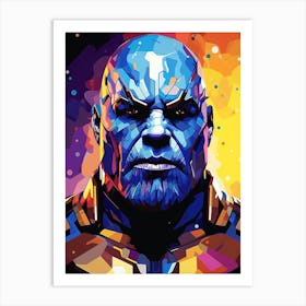 Thanos Popart Art Print