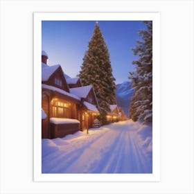 Winter Scene Art Print