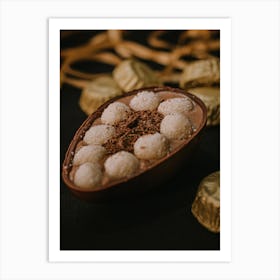 Chocolate Truffles 1 Art Print