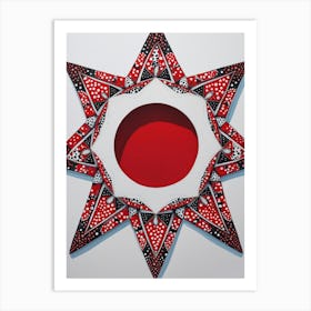 Red Star Art Print