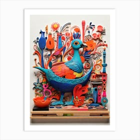 Peacock 24 Art Print