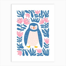 Nursery Abstract Owl Animal Art Print