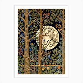 William Morris Moonlight In The Woods 37 Poster