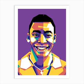 Legend Pele Wpap Art Print