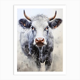 Rural Rhythm The Dancing Cow Art Print