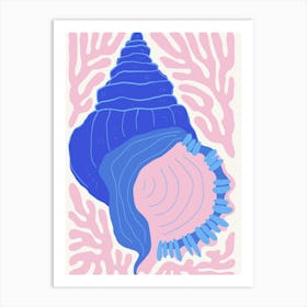 Seashell Ocean Collection Boho Art Print