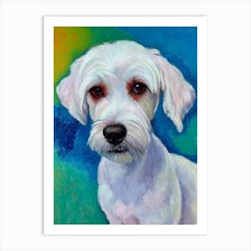 Chinese Crested 2 Fauvist Style Dog Art Print