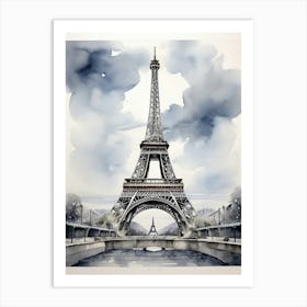 Eiffel Tower art print Art Print