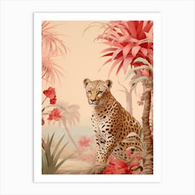 Leopard In The Jungle 4 Art Print