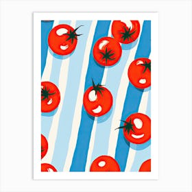 Cherry Tomatoes Summer Illustration 7 Art Print