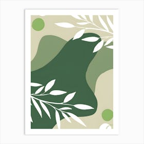 Green Leaves 4 Art Print