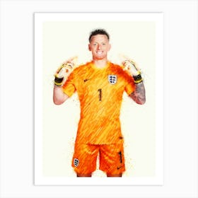 Jordan Pickford 1 Art Print